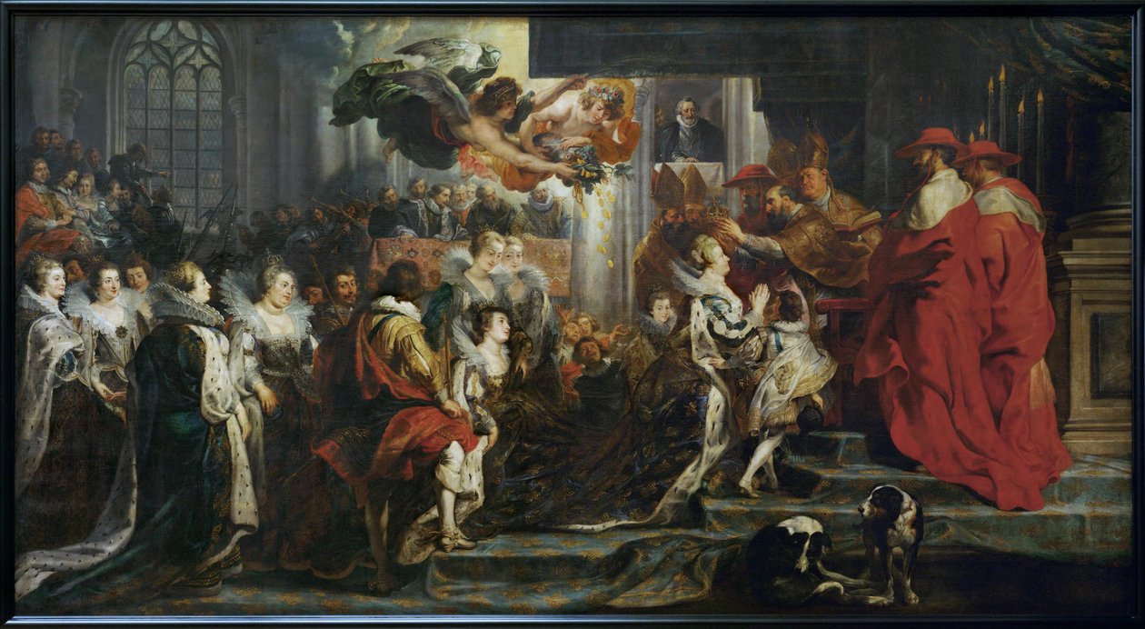 The Coronation of Marie de Medicis at St. Denis by Peter Paul Rubens