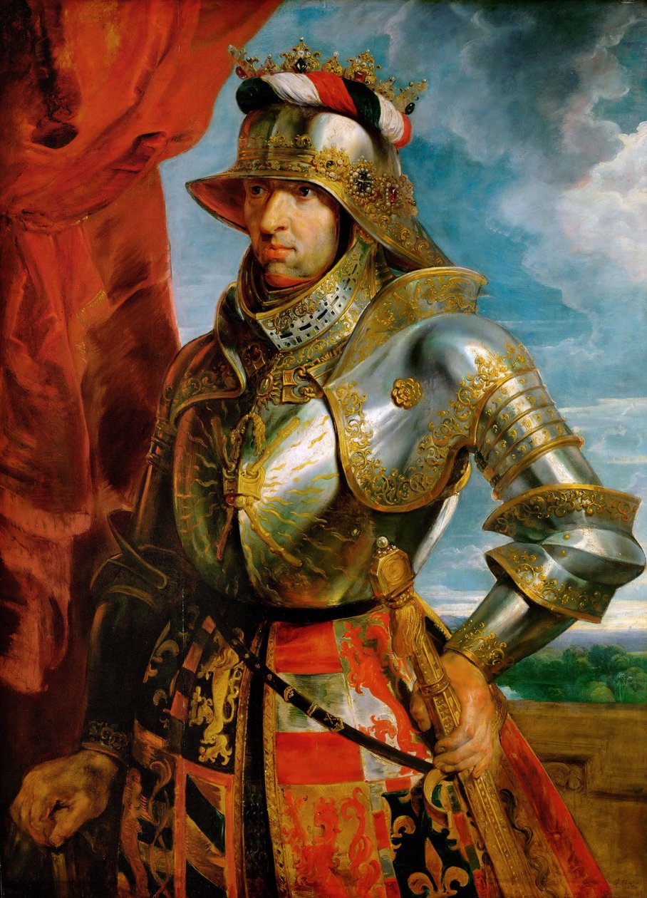Portrait of Emperor Maximilian I by Peter Paul Rubens