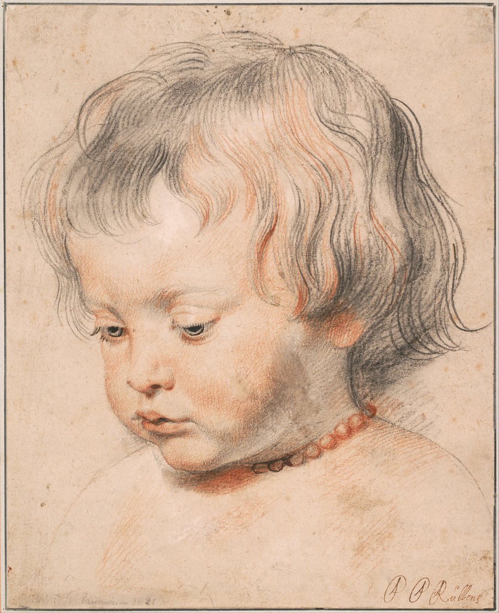 Nicolaas Rubens Wearing a Coral Necklace by Peter Paul Rubens