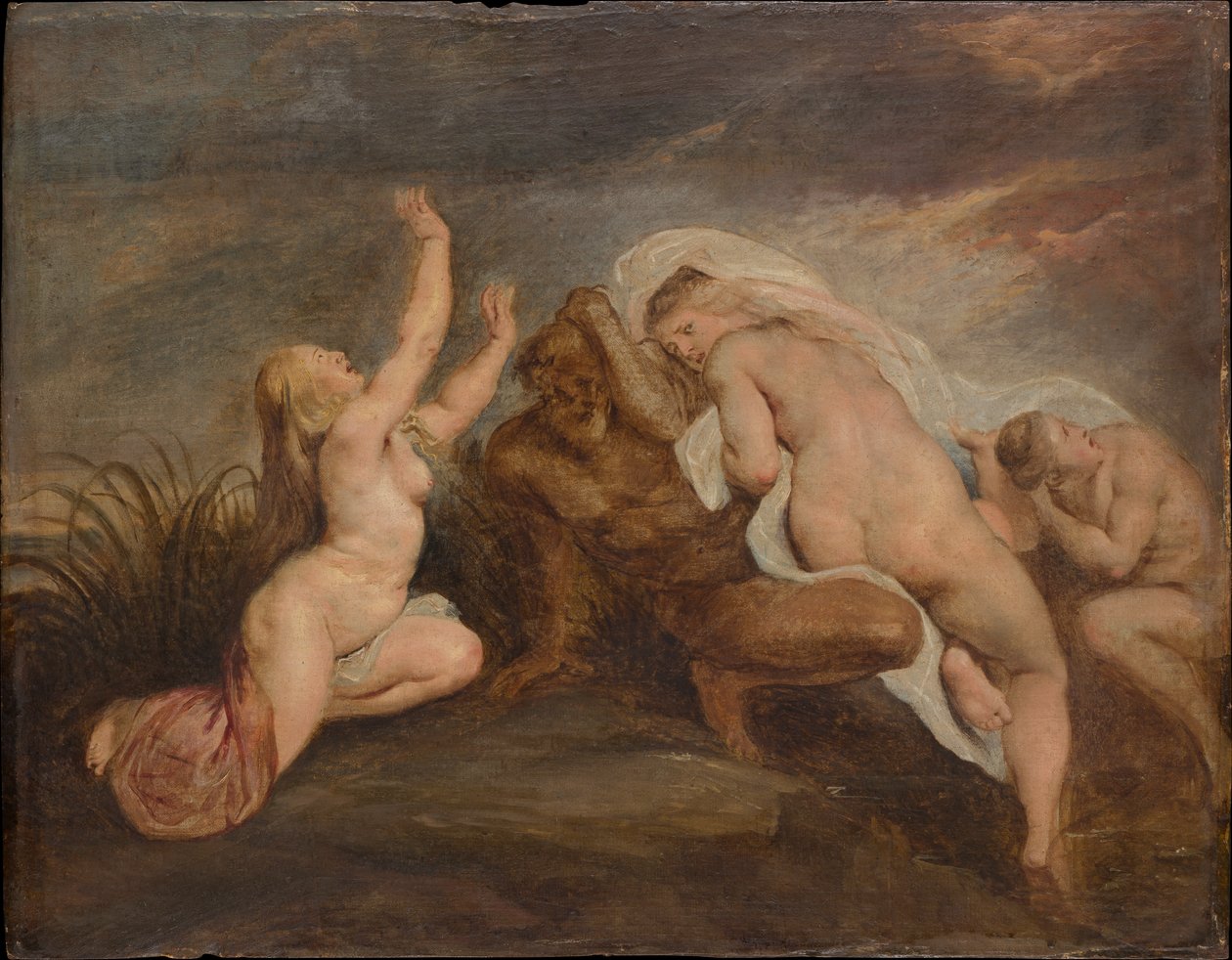Nymphs and River God (Fragment of a Depiction of the Fall of Phaeton) by Peter Paul Rubens