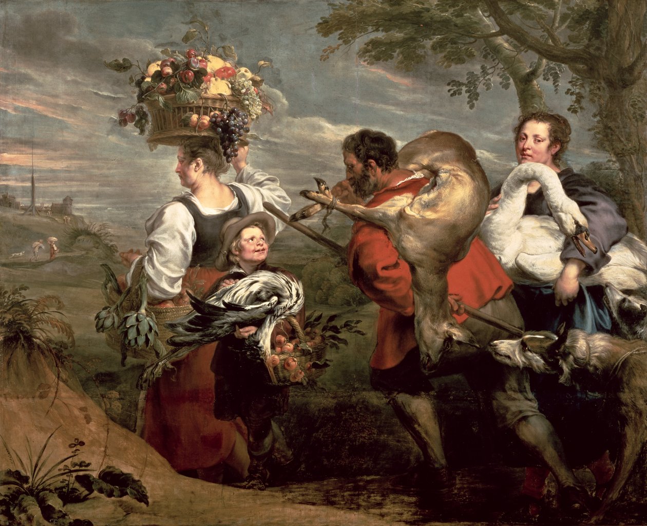 Peasants Going to Market by Peter Paul Rubens