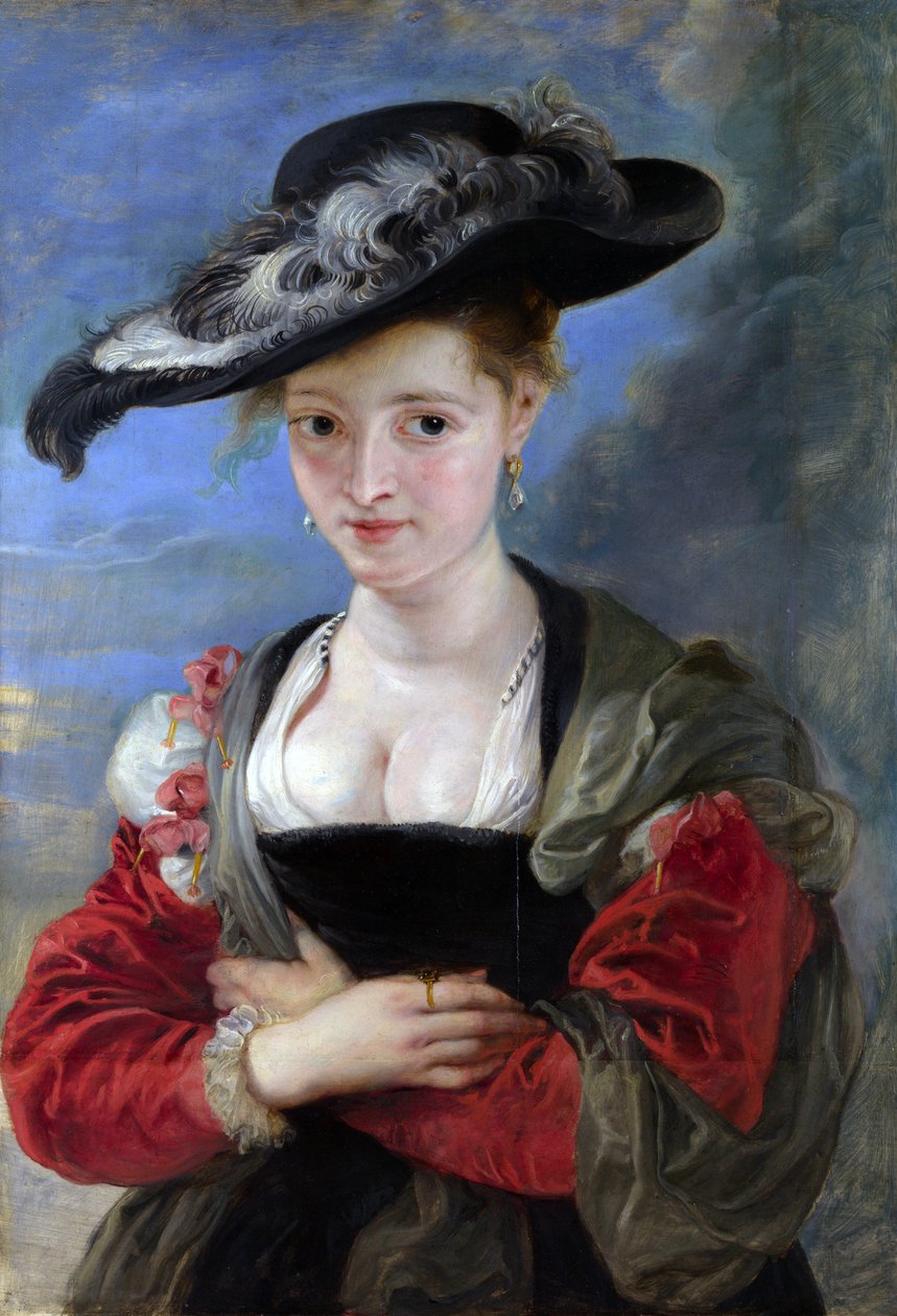 Portrait of Susanna Lunden (?) (Le Chapeau de Paille) by Peter Paul Rubens