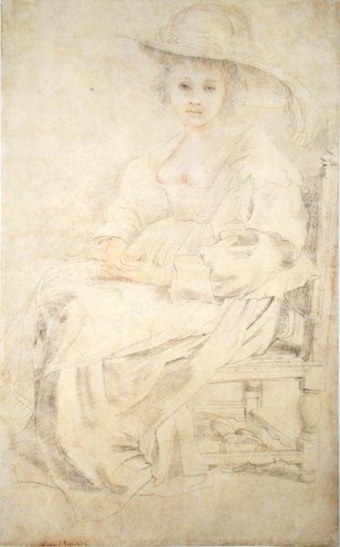 Portrait of a Woman, possibly Helena Fourment by Peter Paul Rubens