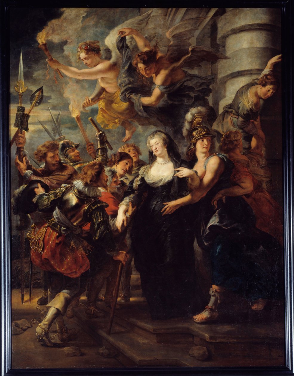 Queen Marie de Medicis Fled from the Chateau de Blois by Peter Paul Rubens