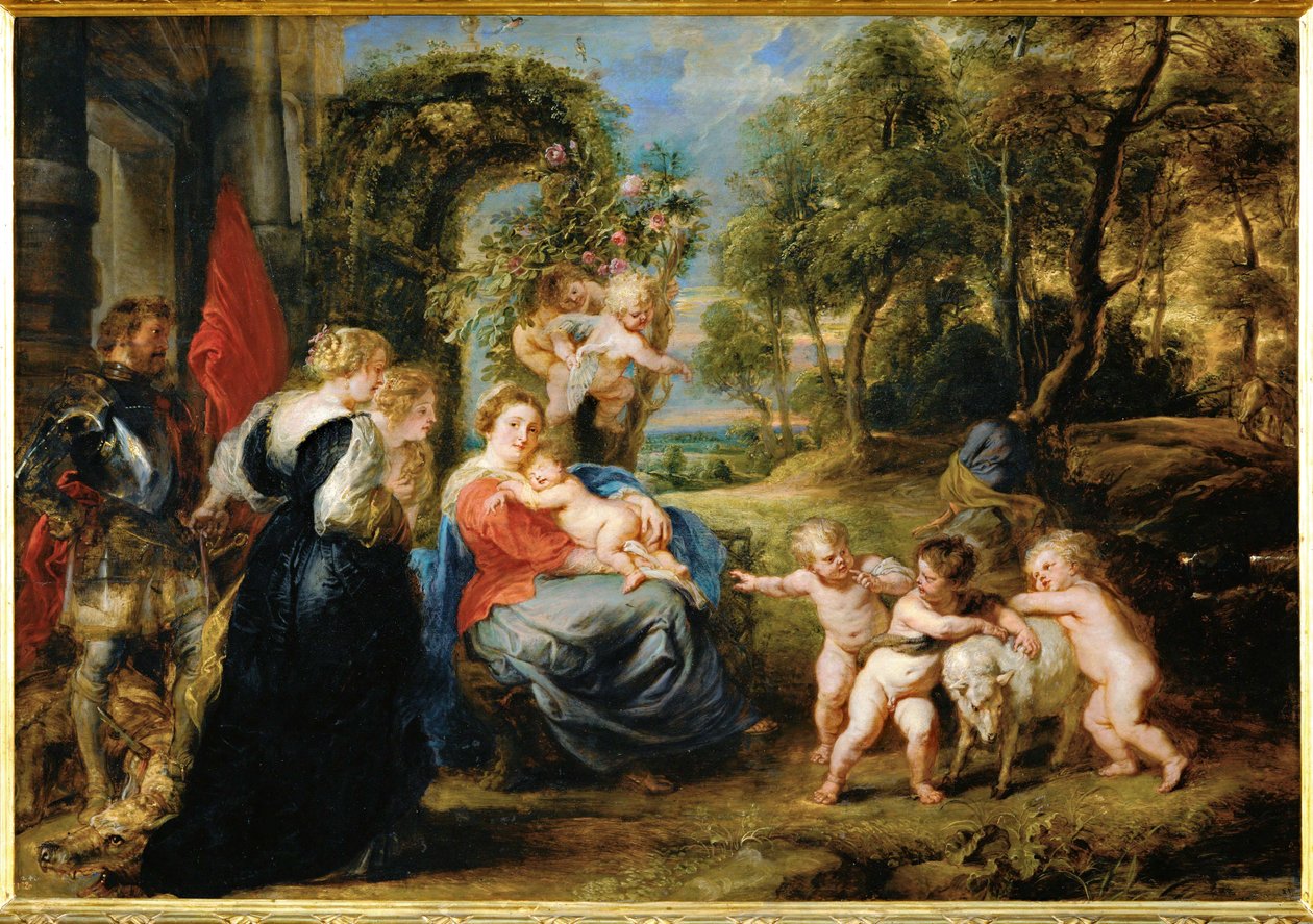 Rest on the Flight to Egypt, c.1632-35 by Peter Paul Rubens