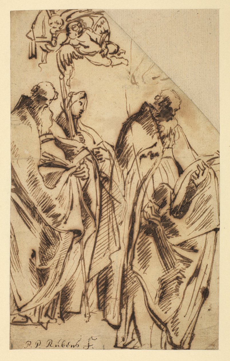 Saint Amandus and Saint Walpurga by Peter Paul Rubens