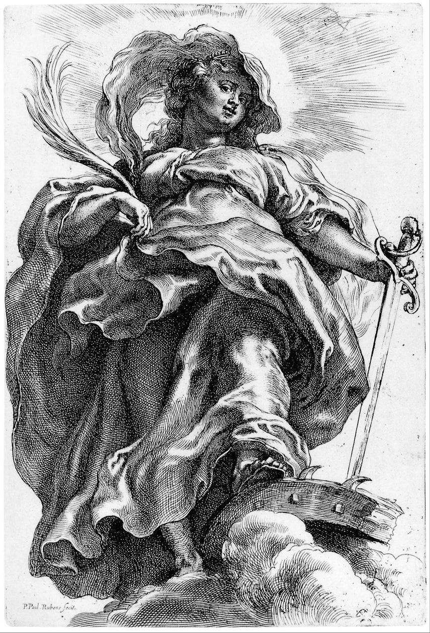 St Catherine of Alexandria by Peter Paul Rubens