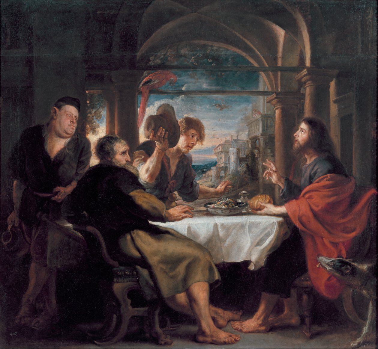 Supper at Emmaus by Peter Paul Rubens