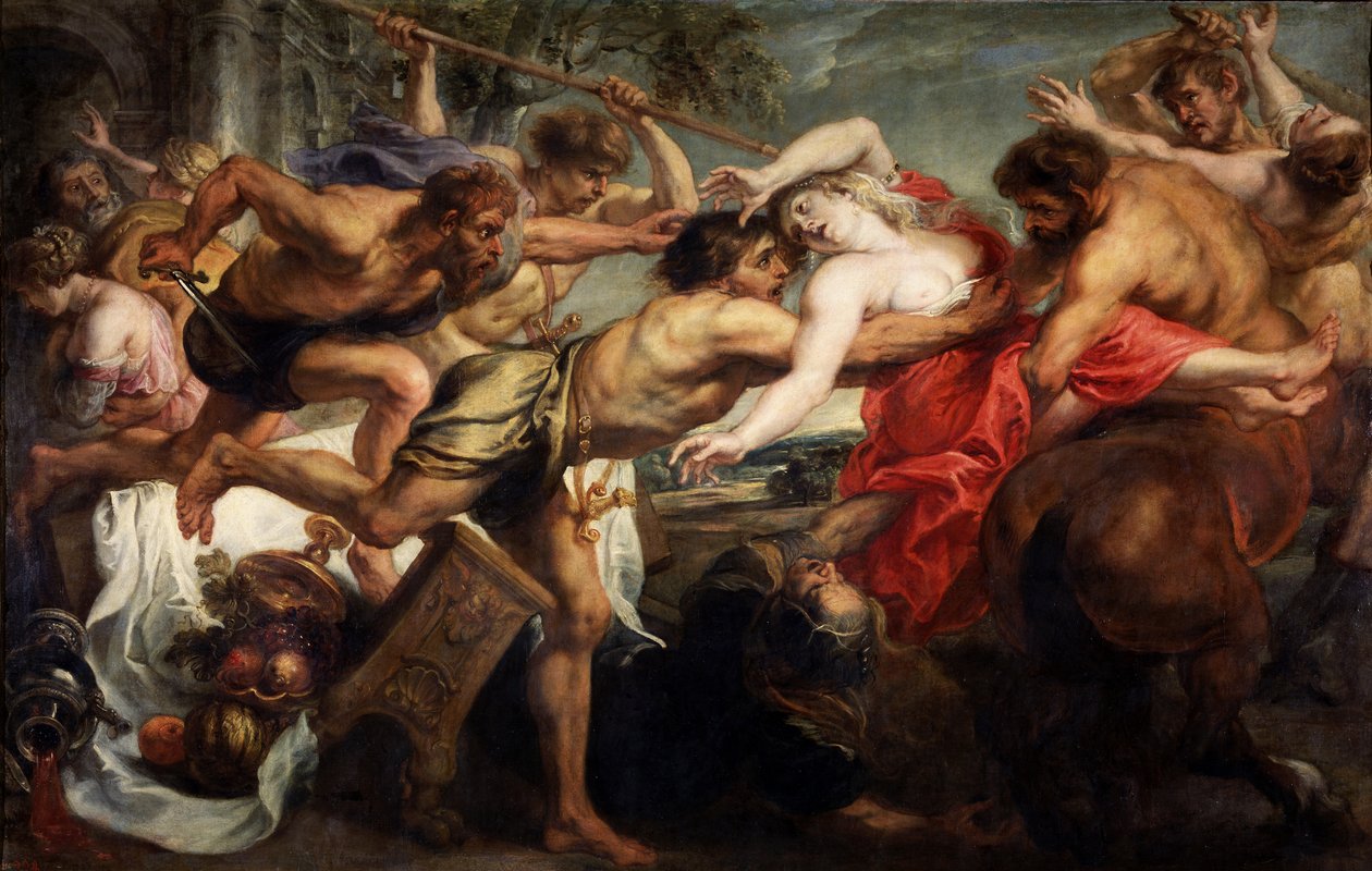 The Abduction of Hippodamia, or Lapiths and Centaurs, 1636-1638 by Peter Paul Rubens