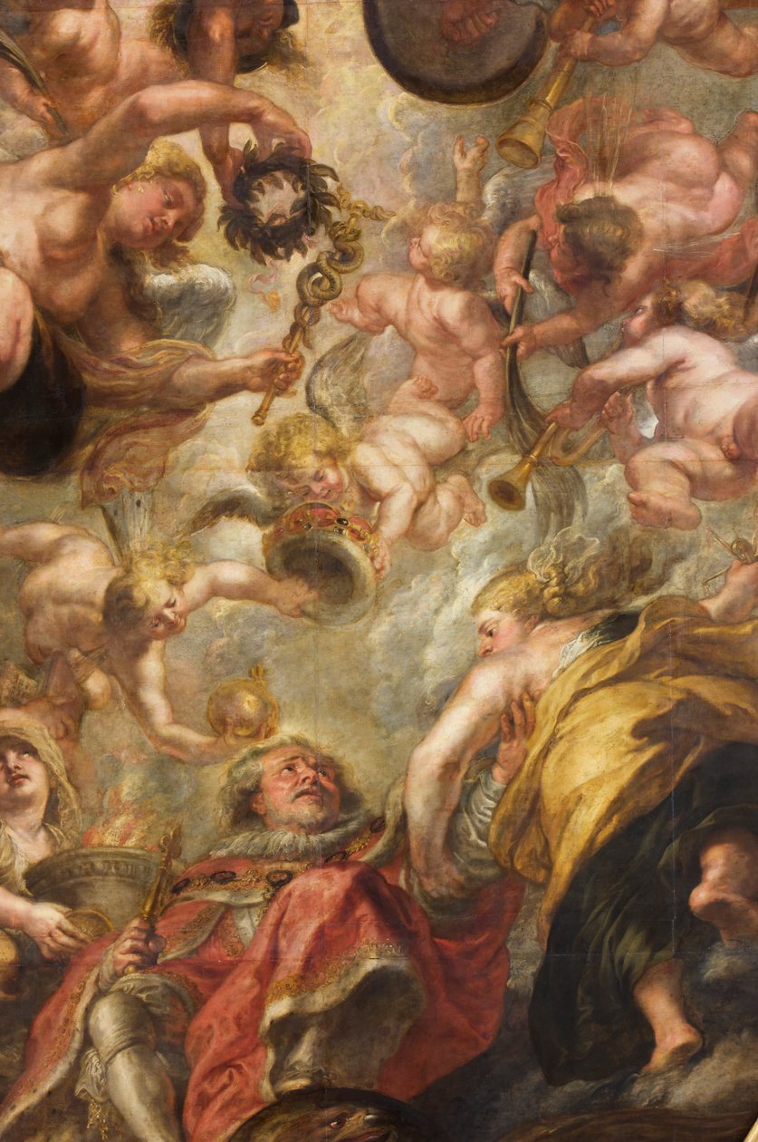 The Apotheosis of King James I, The Rubens Ceiling, Banqueting House, Whitehall, c.1629-34 by Peter Paul Rubens