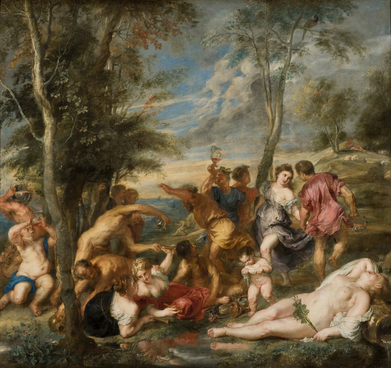 The Bacchanal of the Andrians by Peter Paul Rubens