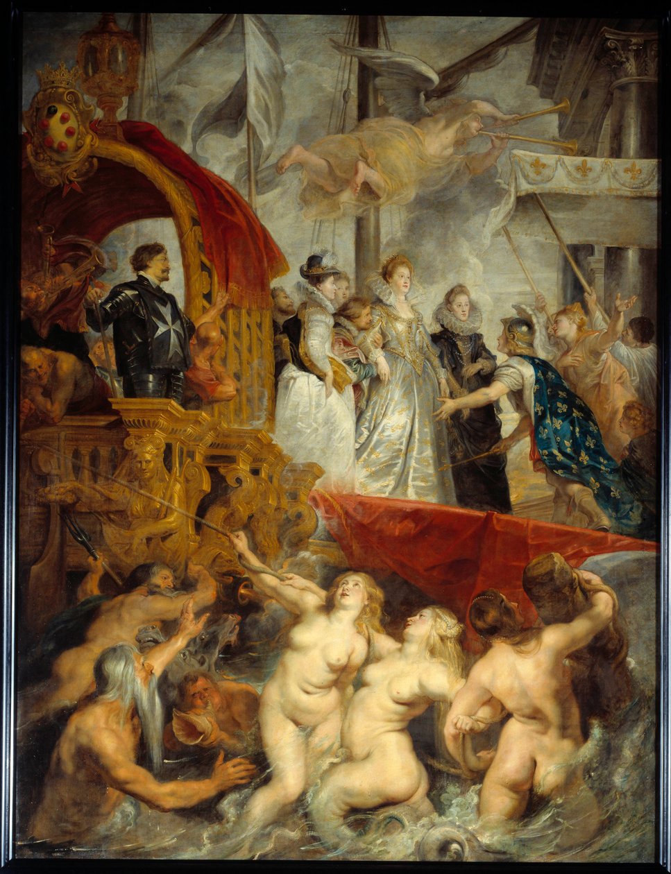 The Debarkment of Marie de Medicis at the Port of Marseille on November 3 by Peter Paul Rubens