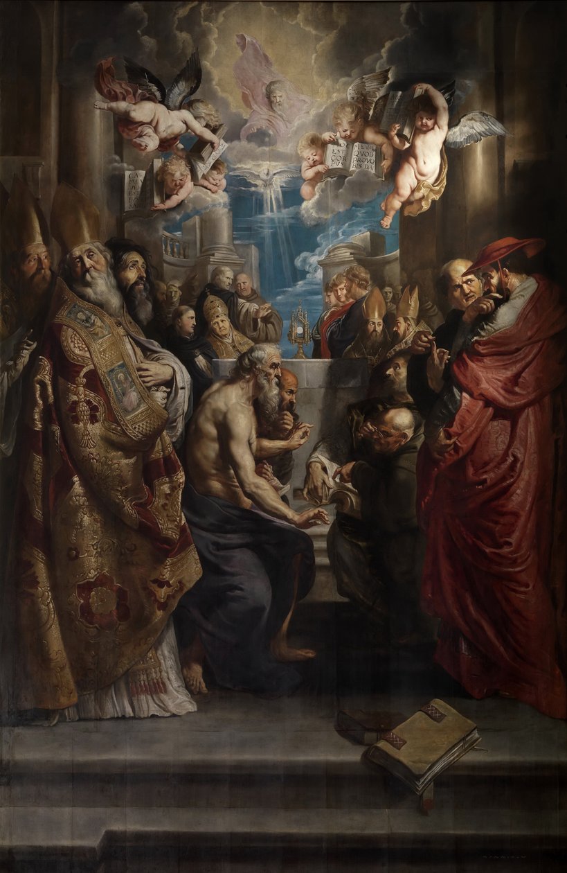 The Disputation of the Holy Sacrament, ca 1609 by Peter Paul Rubens