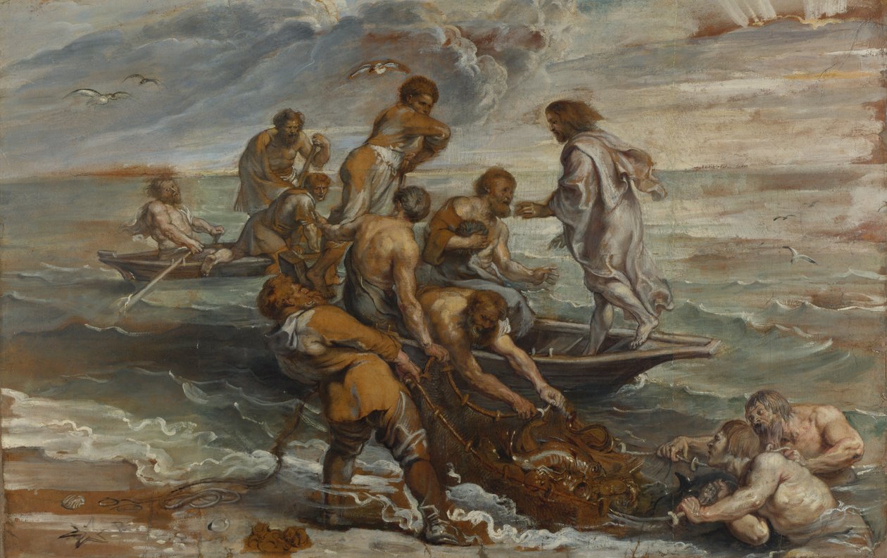 The Miraculous Draught of Fishes, 1618-1619 by Peter Paul Rubens