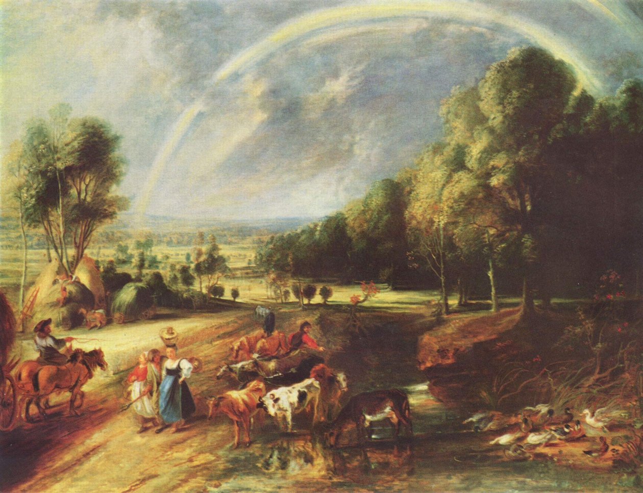 The Rainbow Landscape (1640) by Peter Paul Rubens