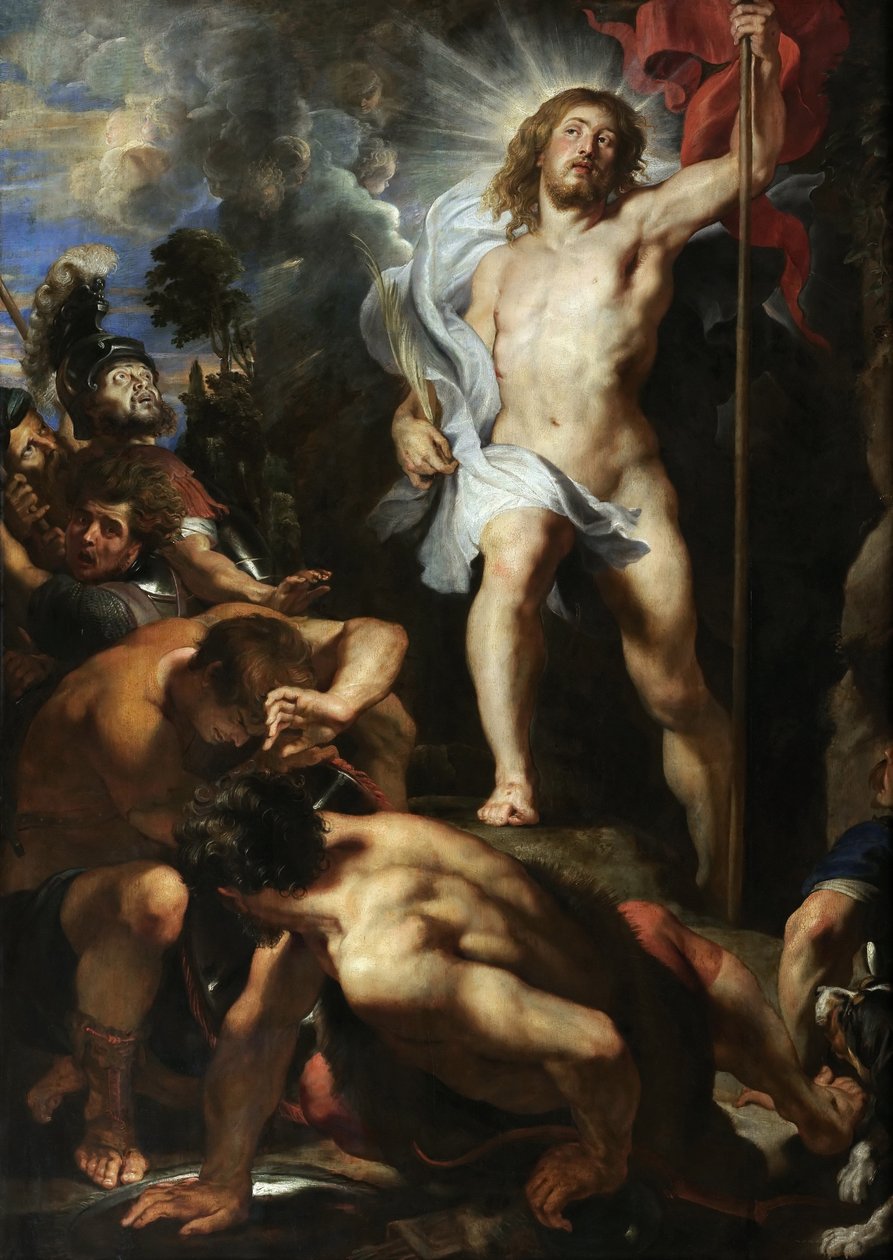 The Resurrection of Christ (central panel) by Peter Paul Rubens