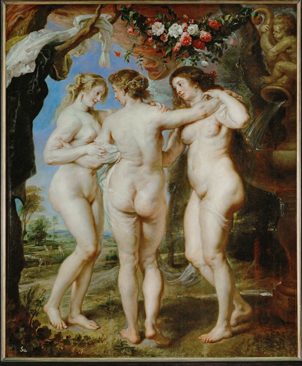 The Three Graces, c.1636 by Peter Paul Rubens