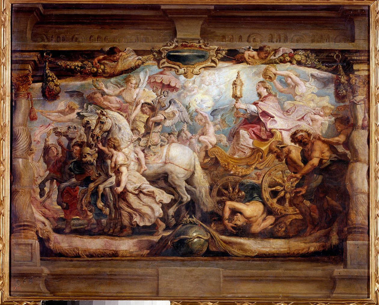 The Triumph of the Church over Furia, Discord and Hate by Peter Paul Rubens