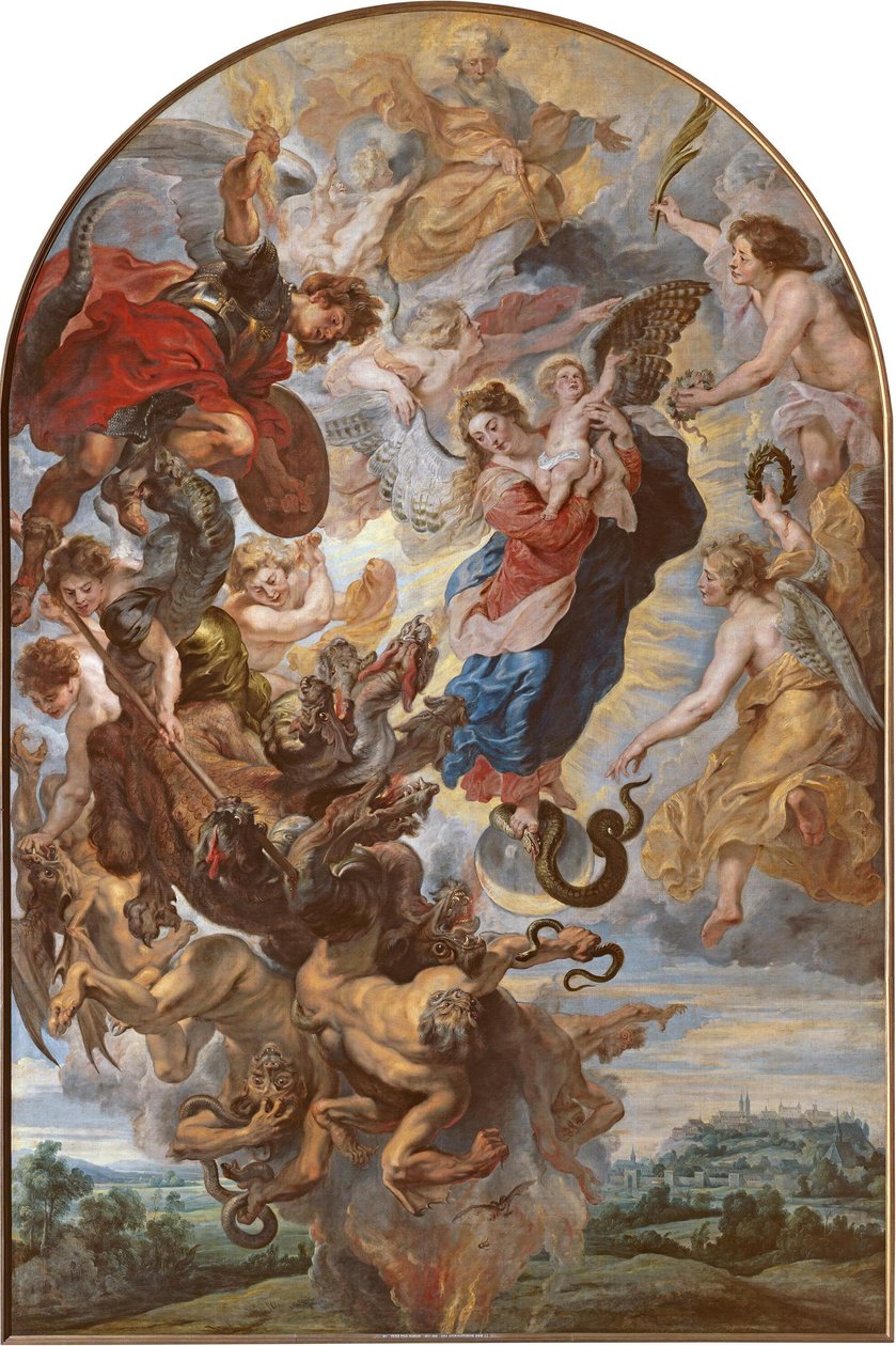The Virgin as the Apocalyptic Woman on the Moon by Peter Paul Rubens