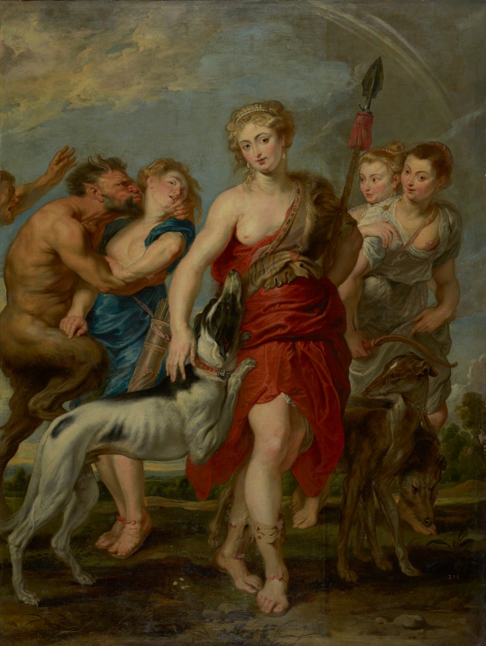 Diana and Her Nymphs on the Hunt, 1627-8 by Peter Paul studio of Rubens