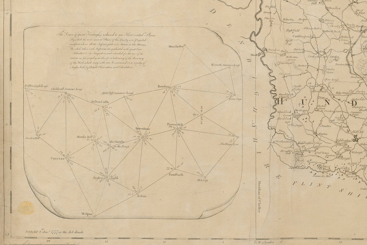 A Survey of the County Palatine of Chester by Peter Perez Burdett