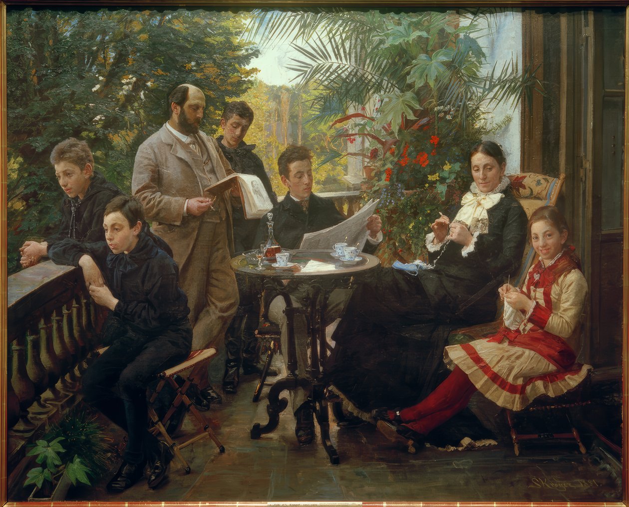 Heinrich Hirschsprung; Danish Tobacco Manufacturer, Patron, and Art Collector (Founder of the Hirschsprung Collection in Copenhagen); Copenhagen 7 by Peder Severin Krøyer