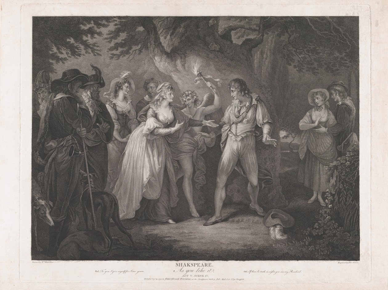 As You Like It, Act 5, Scene 4 by Peter Simon