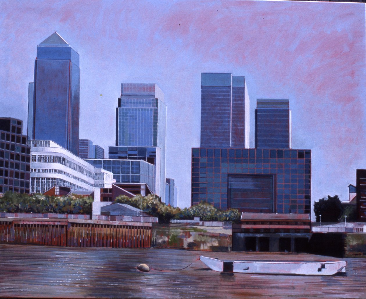 Derelict Barge, 2007 by Peter Wilson