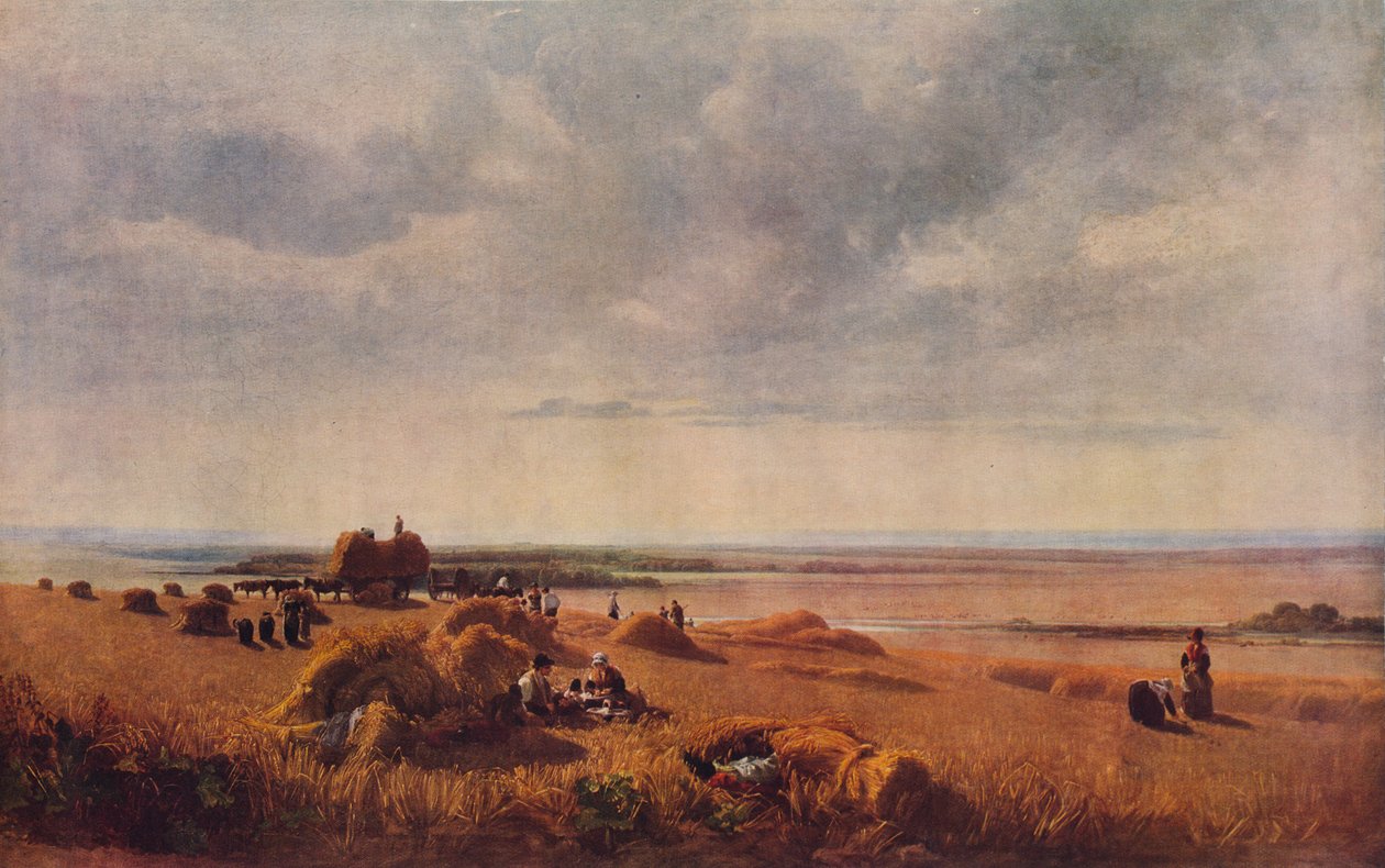 A Cornfield by Peter de Wint