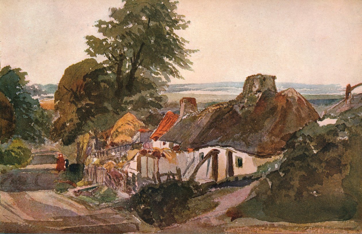 A Lane With Cottages, c1820 by Peter de Wint