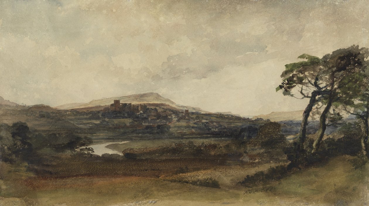 Middleham, Yorkshire by Peter de Wint