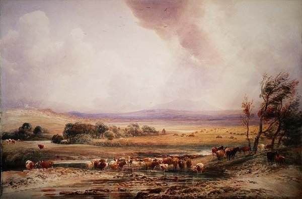 On the River Lowther by Peter de Wint