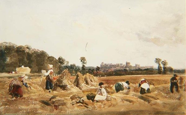 Cornfield, Windsor by Peter de Wint