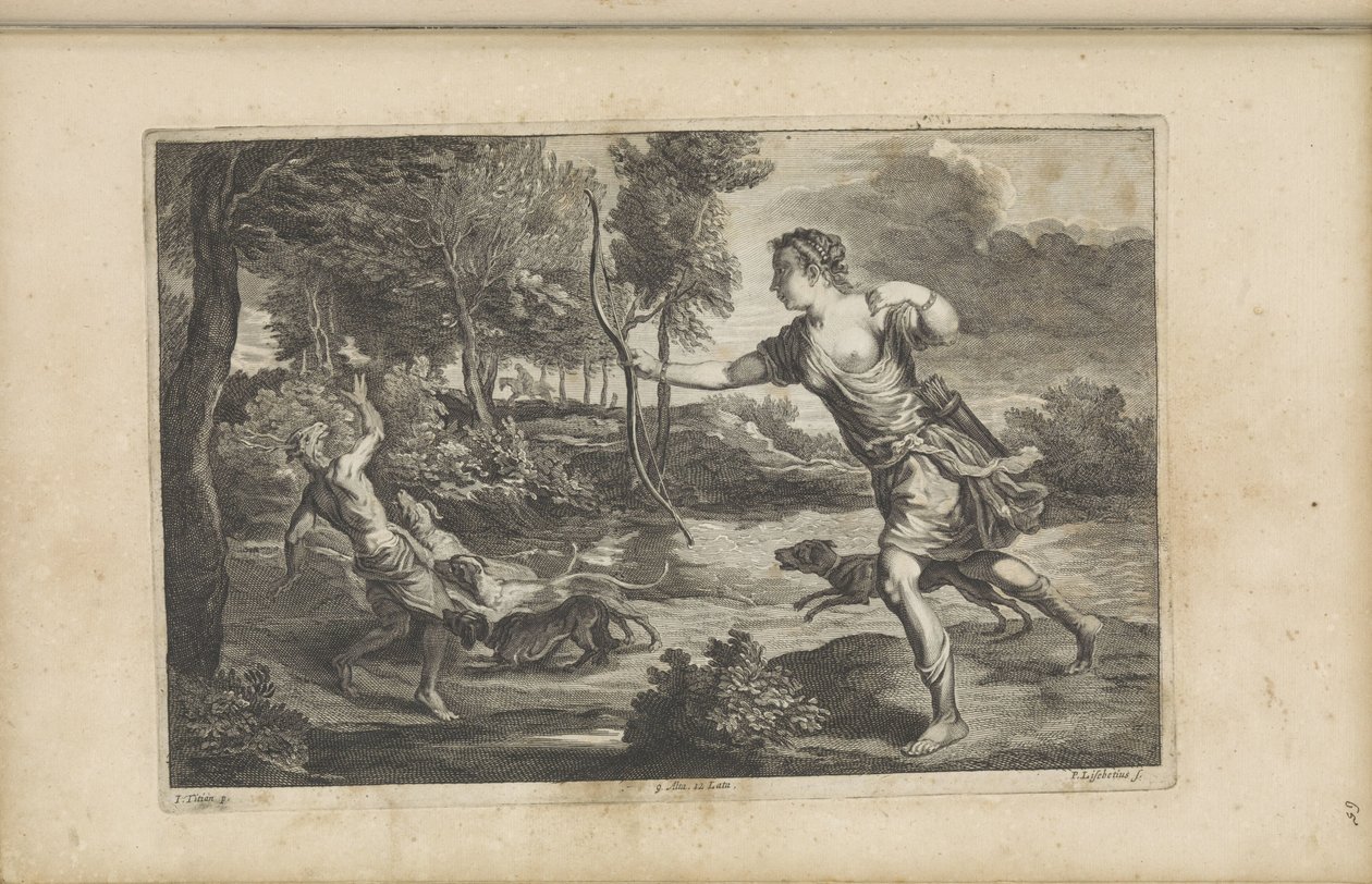 Diana and Actaeon by Peter van Liesebetten