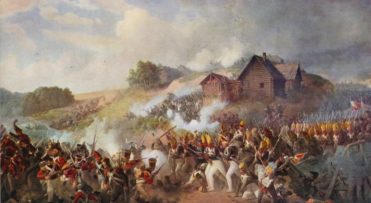 The Battle of Kliastitz by Peter von (after) Hess