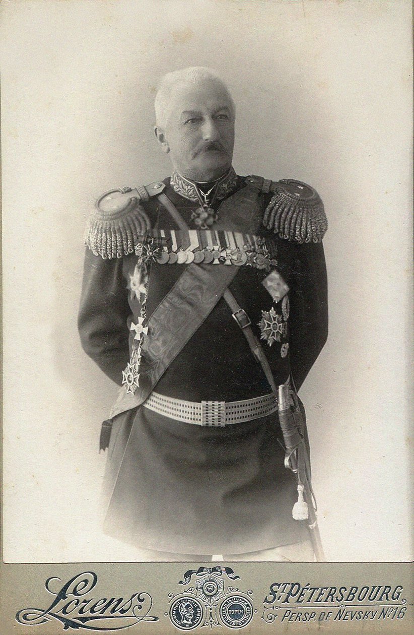 General Konstantin Pavlovich Prezhbyano 1840-1905, 1898 by Petersburg . Photo studio Alfred Lorens