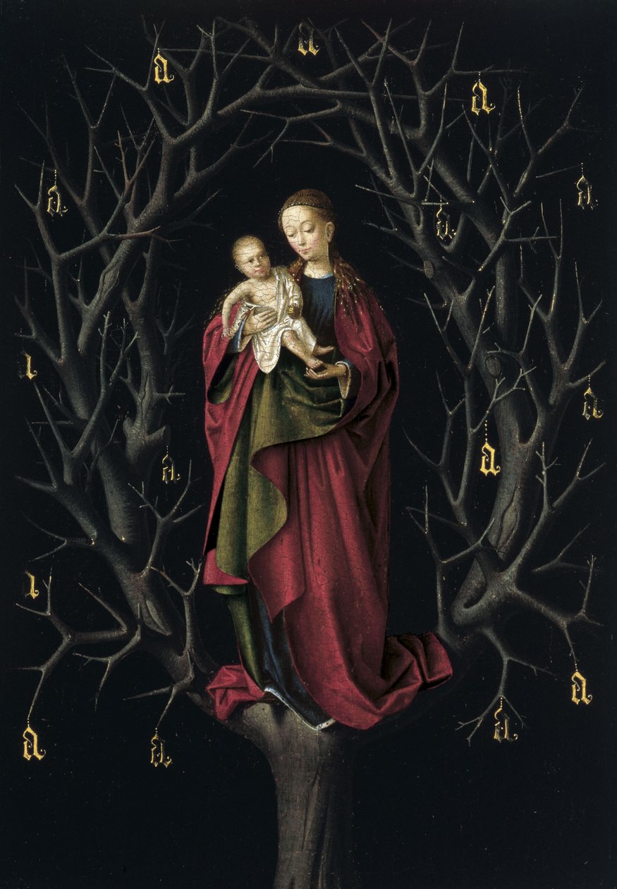 The Virgin of the Dry Tree, ca 1465 by Petrus Christus