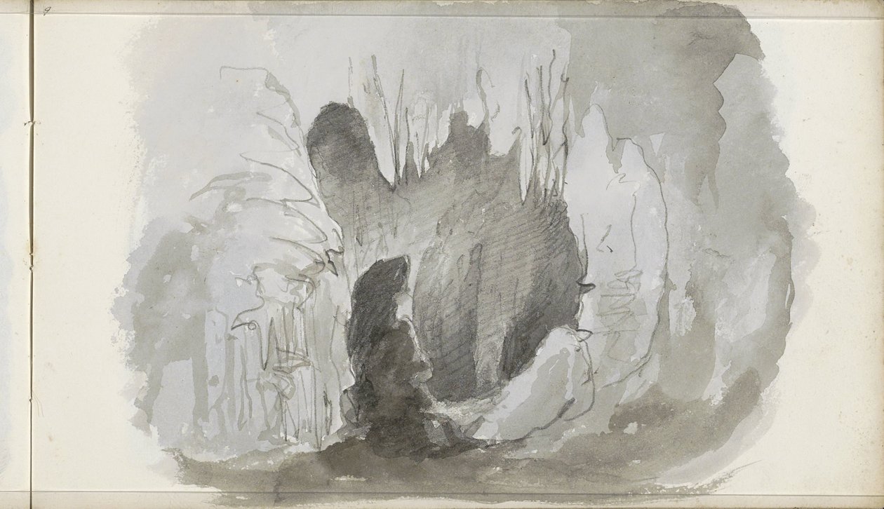 Stalactite Cave by Petrus Johannes Schotel