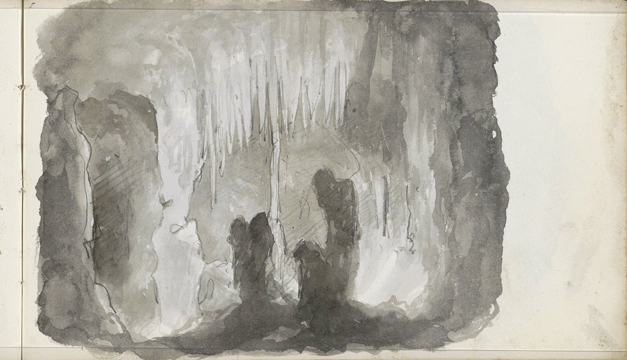Dripstone Cave by Petrus Johannes Schotel