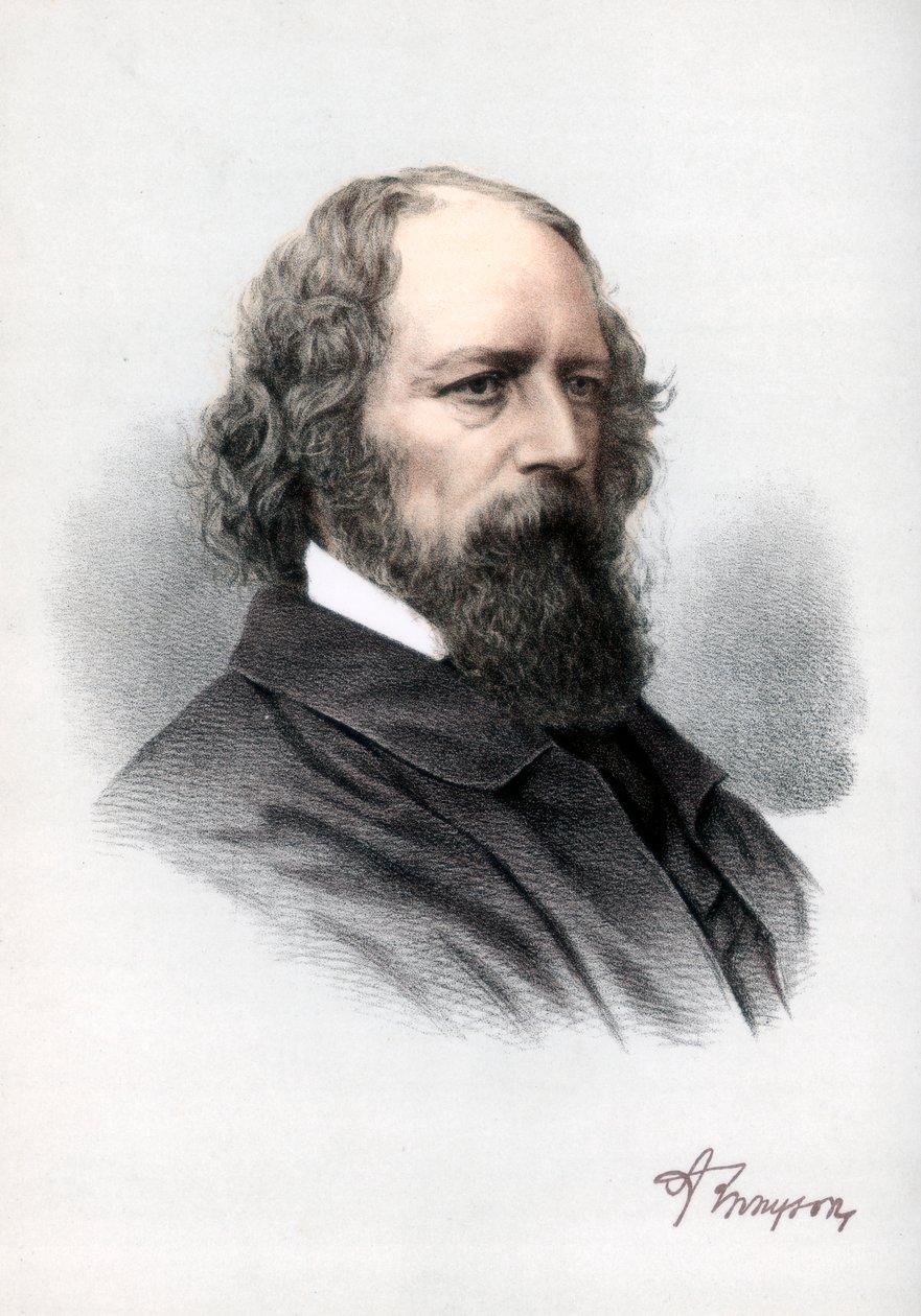 Alfred Tennyson, 1st Baron Tennyson, English Poet by Petter and Galpin Cassell