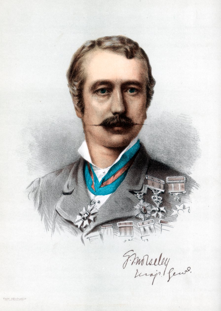 Garnet Joseph Wolseley, 1st Viscount Wolseley, Irish-born British Soldier by Petter and Galpin Cassell