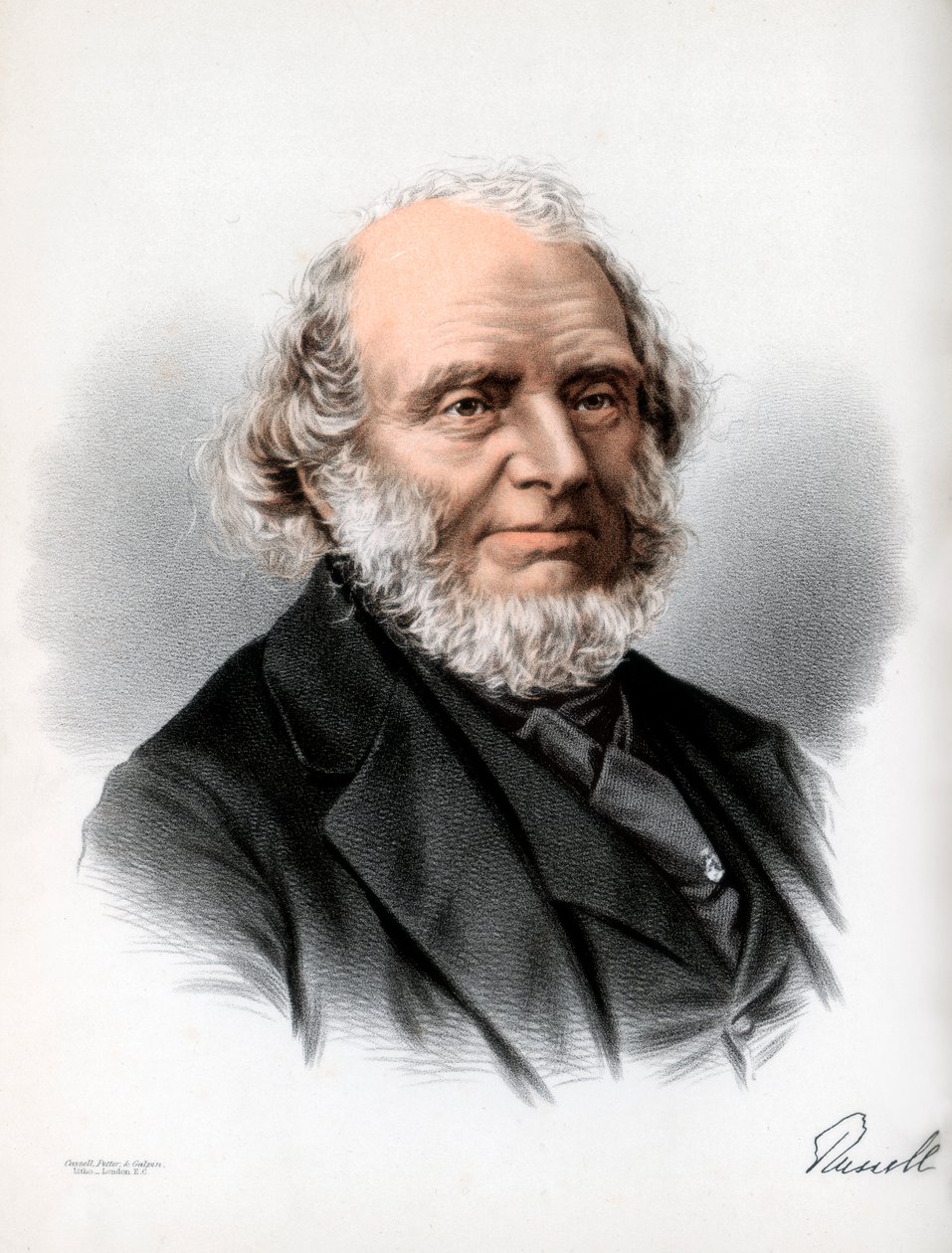 John Russell, 1st Earl Russell, English Whig and Liberal Politician by Petter and Galpin Cassell