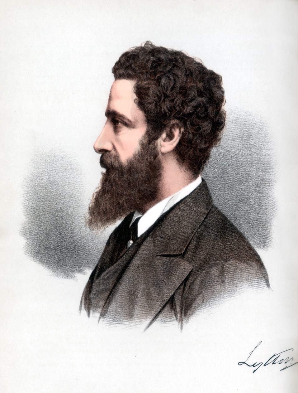 Robert Bulwer-Lytton, 1st Earl of Lytton, English poet and statesman by Petter and Galpin Cassell