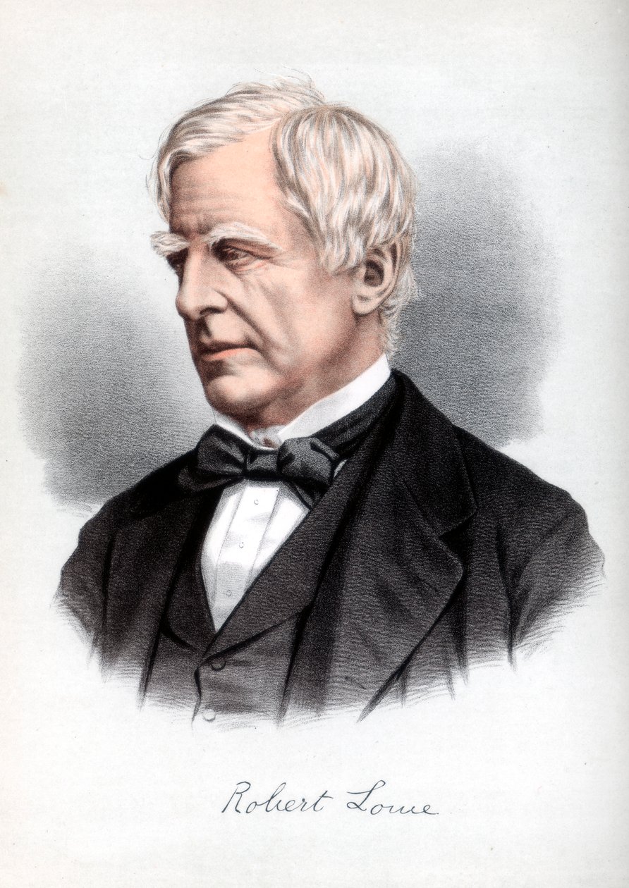 Robert Lowe, 1st Viscount Sherbrooke, British Statesman, c1890 by Petter and Galpin Cassell