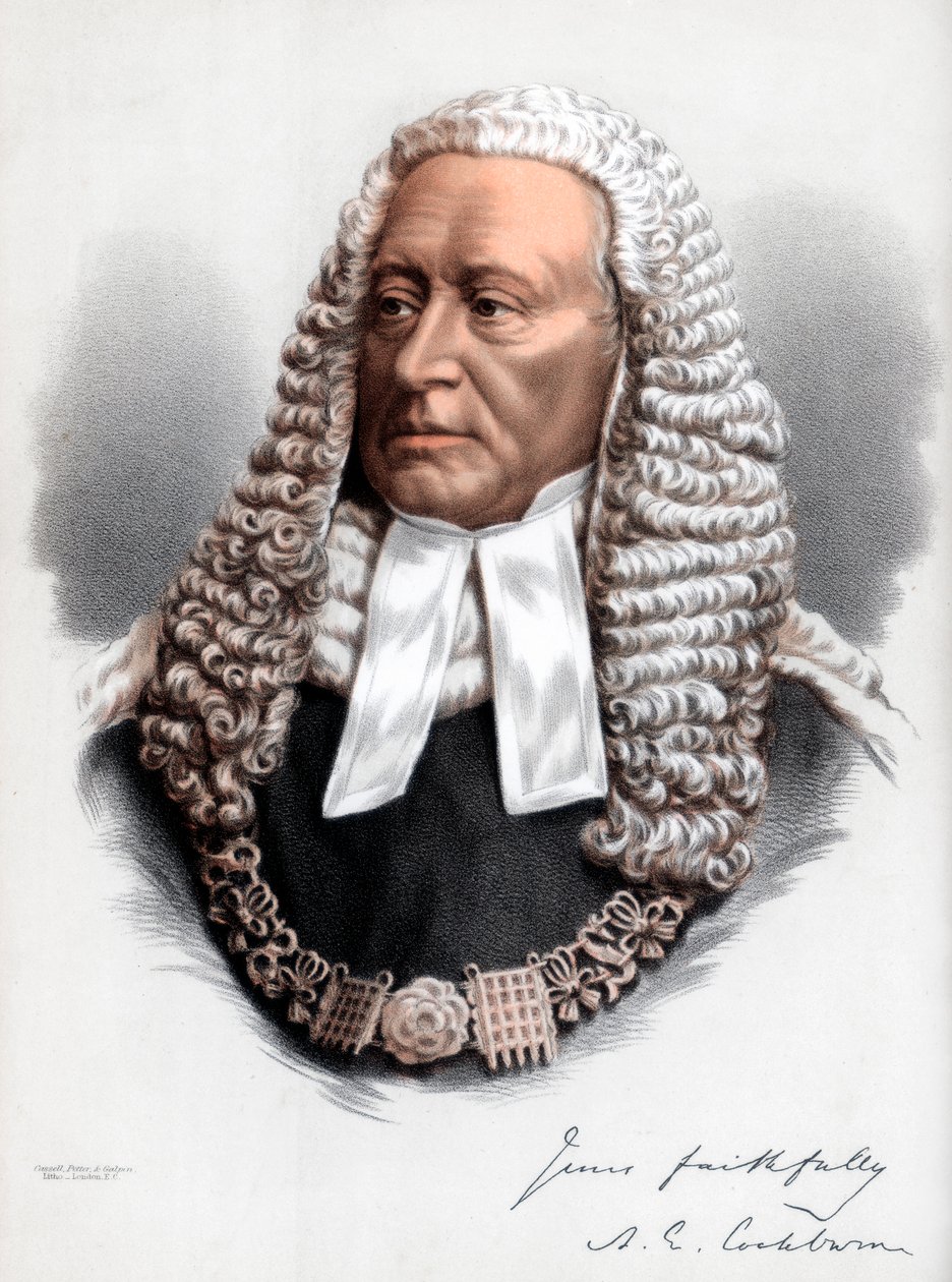 Sir Alexander James Edmund Cockburn, 12th Baronet, Lord Chief Justice of England by Petter and Galpin Cassell