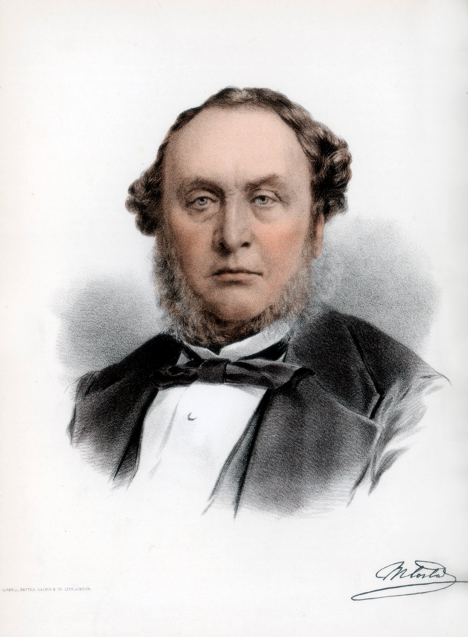 Sir Michael Costa, Italian-born British composer and conductor, c1890 by Petter and Galpin Cassell