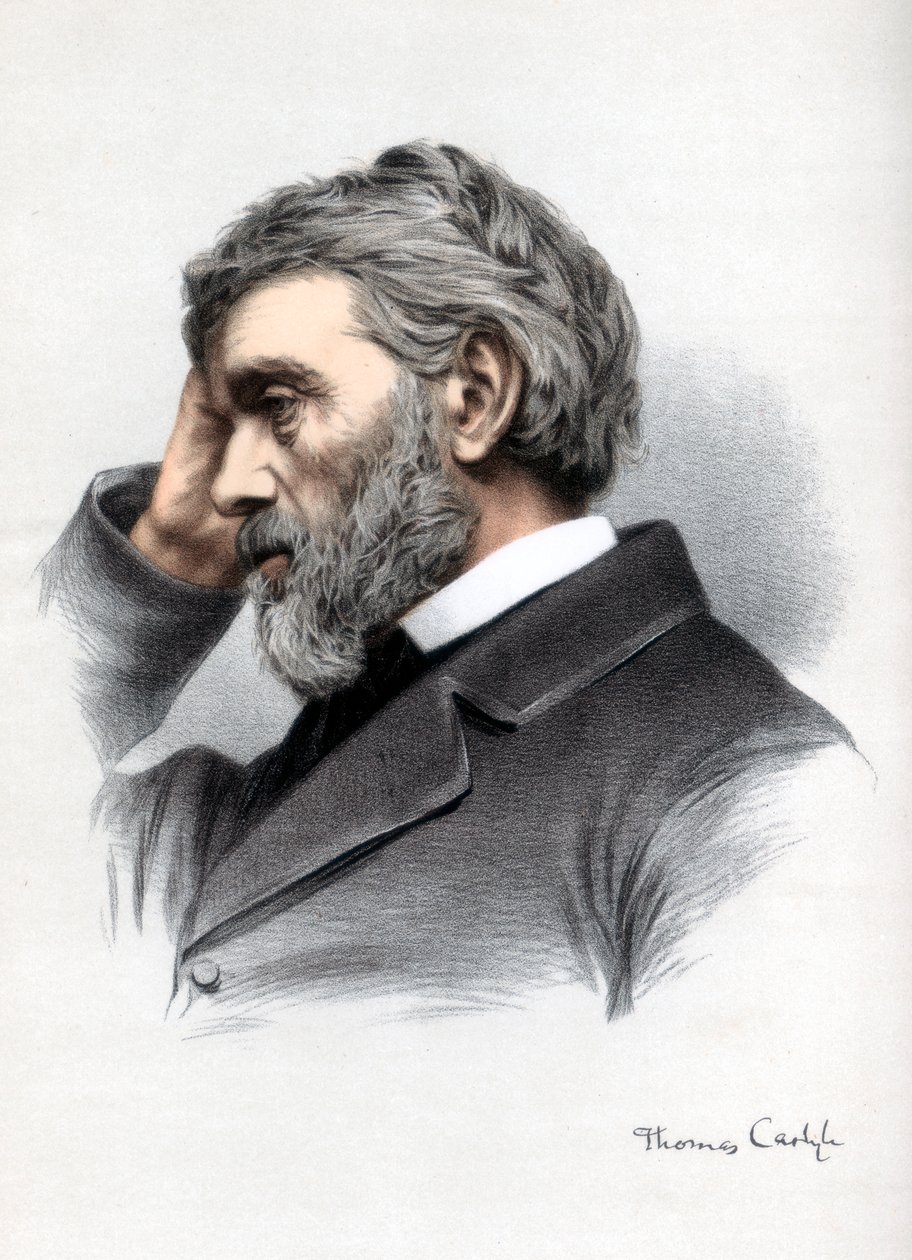 Thomas Carlyle, Scottish Essayist, Satirist, and Historian, 1890 by Petter and Galpin Cassell