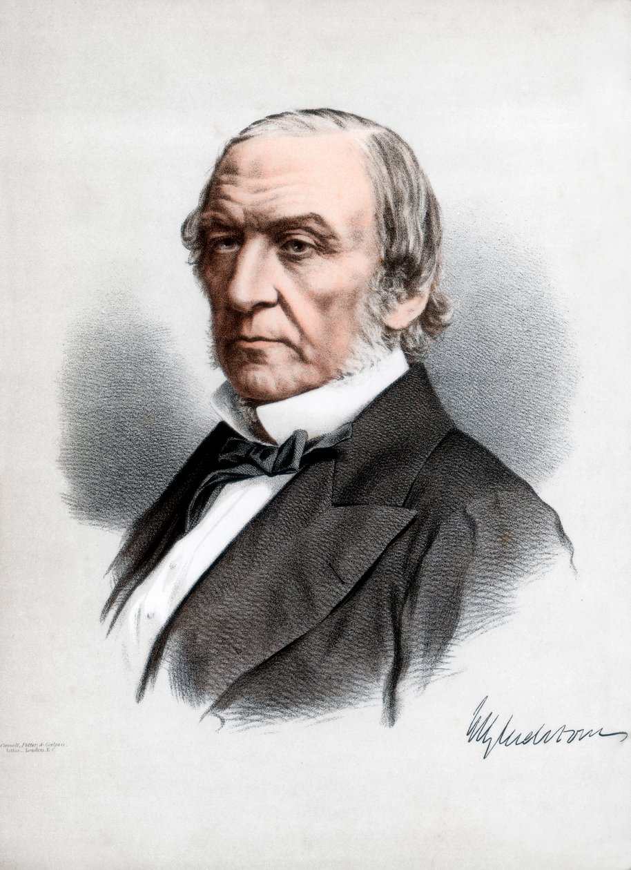 William Ewart Gladstone, British Liberal Party Statesman and Prime Minister, c. 1890 by Petter and Galpin Cassell