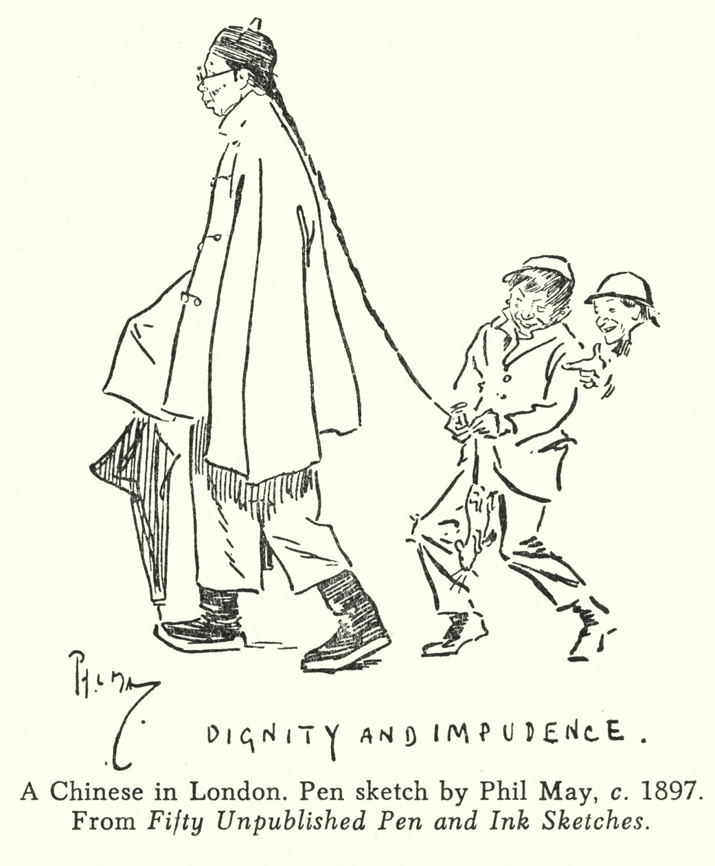 A Chinese in London by Phil May