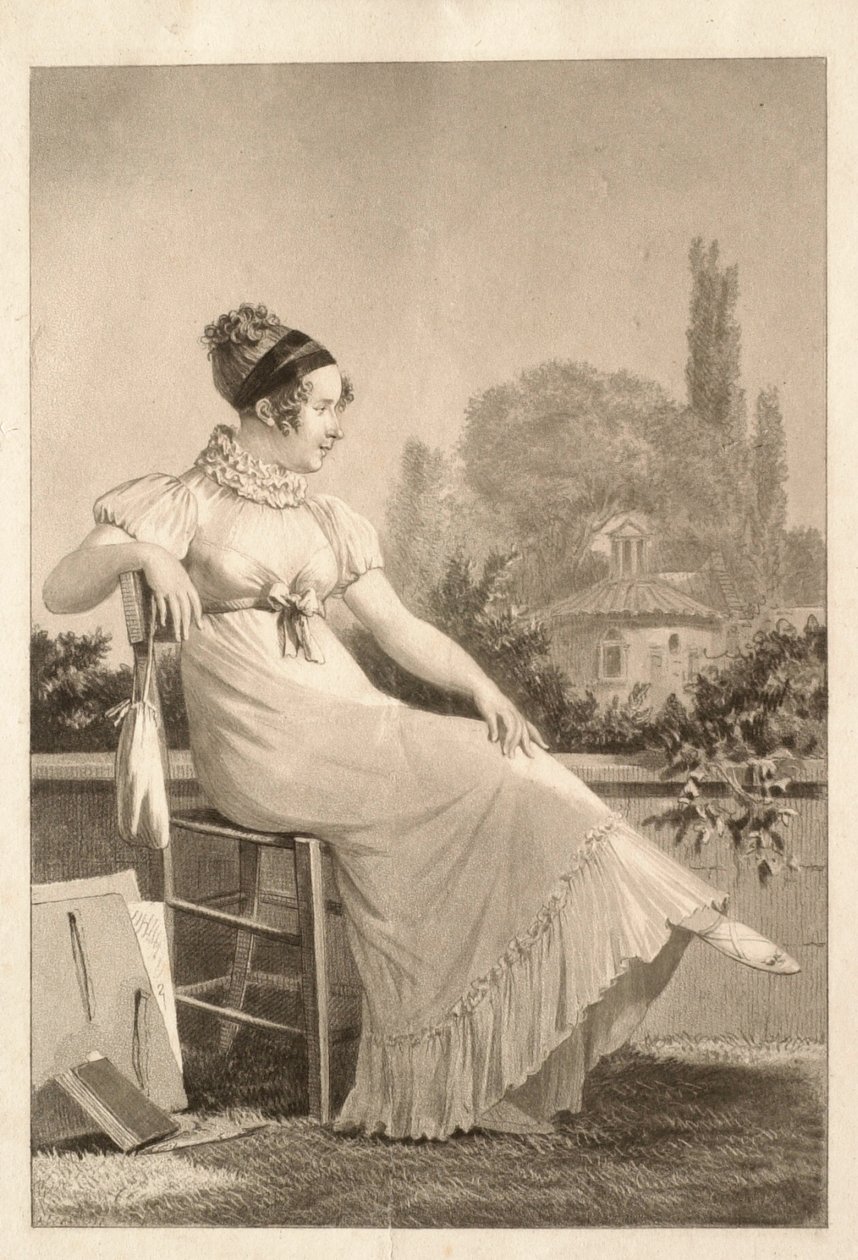 Portrait of a Young Woman by Philibert-Louis Debucourt
